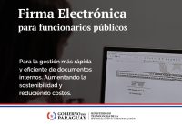 MITIC es el primer prestador de servicio de confianza no cualificado del país con firma electrónica para el sector público
