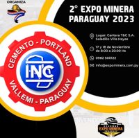 INC estará presente en la segunda edición de la Expo Minería Paraguay 2023